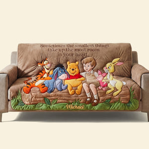 Friends Forever Quilted Sofa Cover - Personalized Gifts For Friends 03PATI230126-Homacus