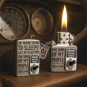 Trucker Lighter - Personalized Gift For Trucker 03ACTI140825-Homacus