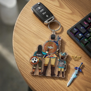 Epic Adventure Dad Keychain - Personalized Gifts For Dad 03qhhu080526-Homacus