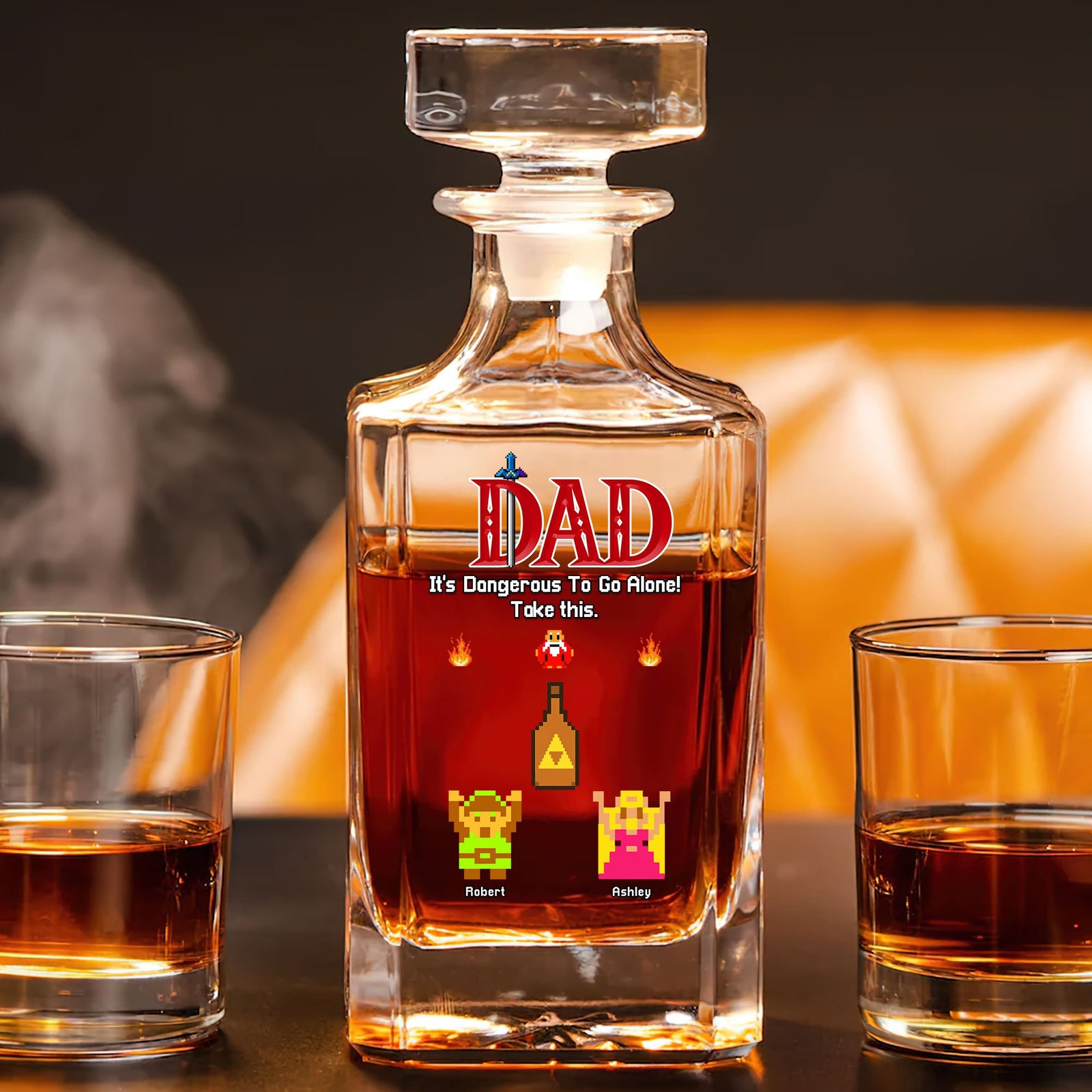 Legend Dad Whiskey Bottle - Personalized Gifts For Dad 03nati030525-Homacus