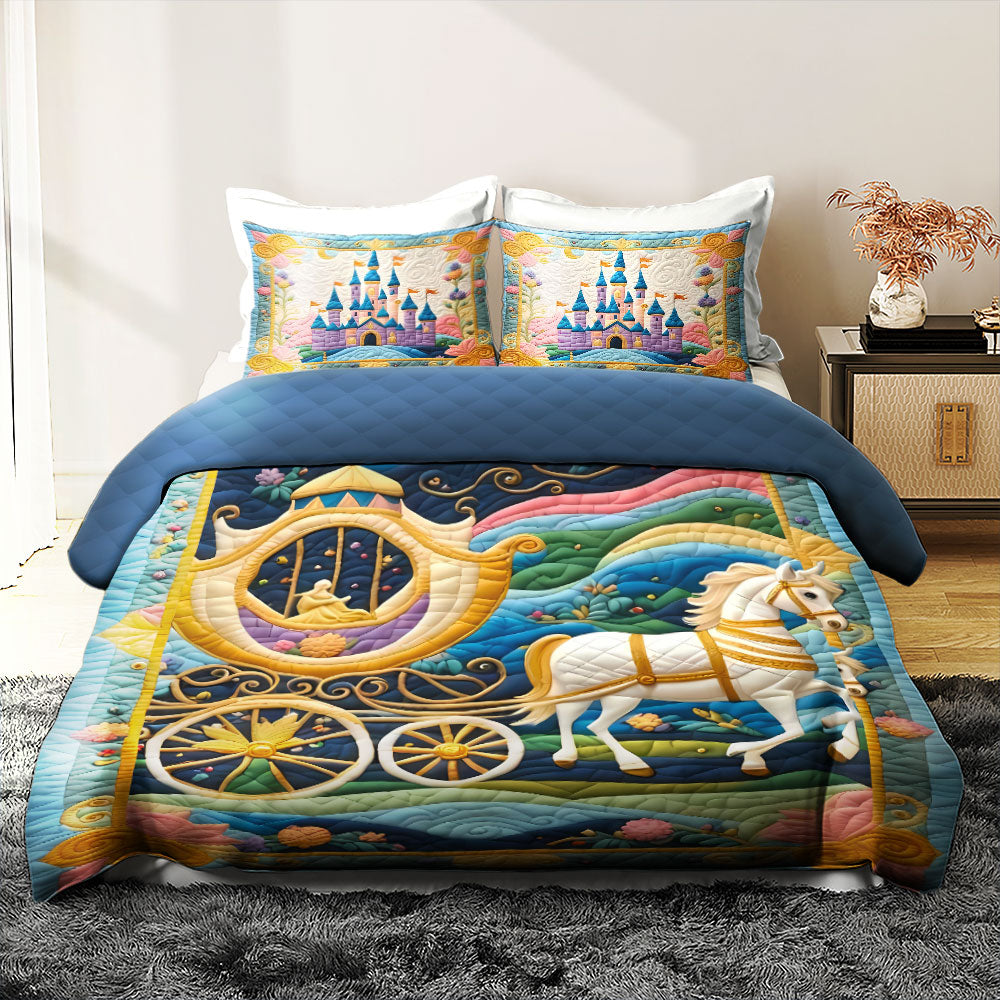 Princess Quilt Bed Set 012huti220125-Homacus