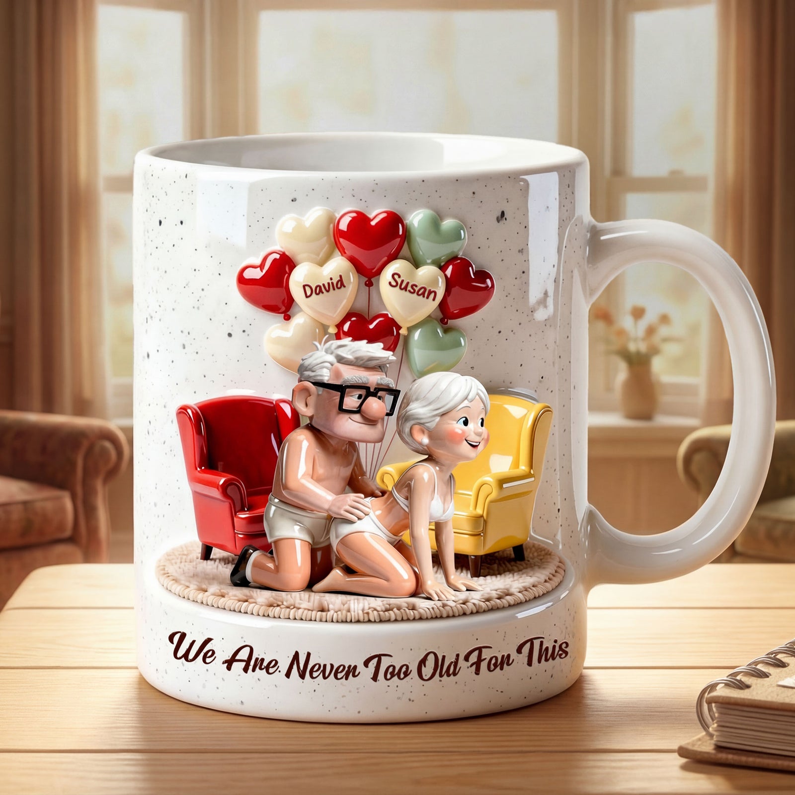 Naughty Old Couple Coffee Mug - Personalized Gift For Couples 04OHTI070126-Homacus