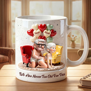 Naughty Old Couple Coffee Mug - Personalized Gift For Couples 04OHTI070126-Homacus