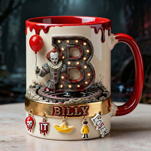 Monstrous Alphabet Initial Letters Accent Mug - Personalized Gifts 02qhti090126-Homacus