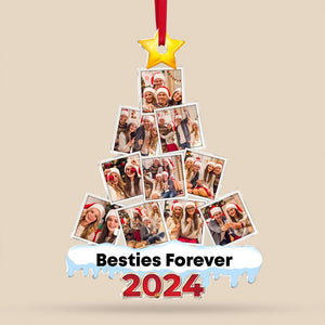 Friends Custom Photo Acrylic Christmas Ornament 028HUTI260924 ct141124-Homacus