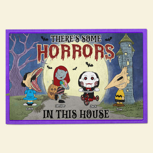 Personalized Gifts for Family Doormat, Horror Cartoon Family Halloween 01toti220824hg-Homacus