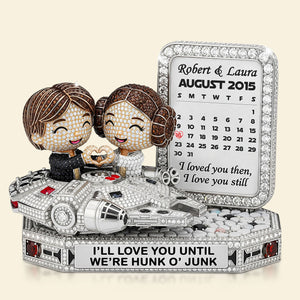 Cute Galaxy Couple Plaque - Personalized Gifts For Couple 02qhti120725-Homacus