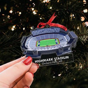 Personalized Gifts For American Football Fan Ornament, Football Stadium Field Ornament 03qhti161024-Homacus