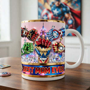 Super Fist Bump Mom Coffee Mug - Personalized Gifts For Mother 03ohti070426-Homacus