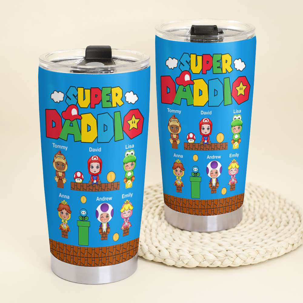 Super Dad Tumbler Cup - Personalized Gift For Father 7DTDT130523-Homacus