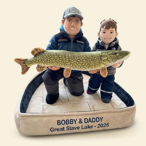 Fishing Memories Pillow - Personalized Custom Photo Gifts For Fishing Lovers 04QHTI111225-Homacus