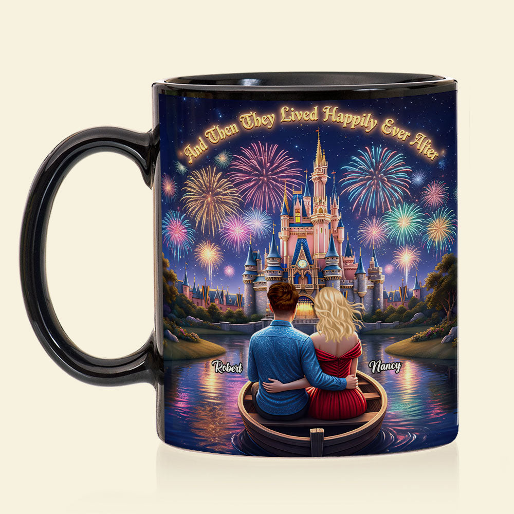 Couple Happily Ever After Coffee Mug - Personalized Gifts For Couple 05huti021225-Homacus