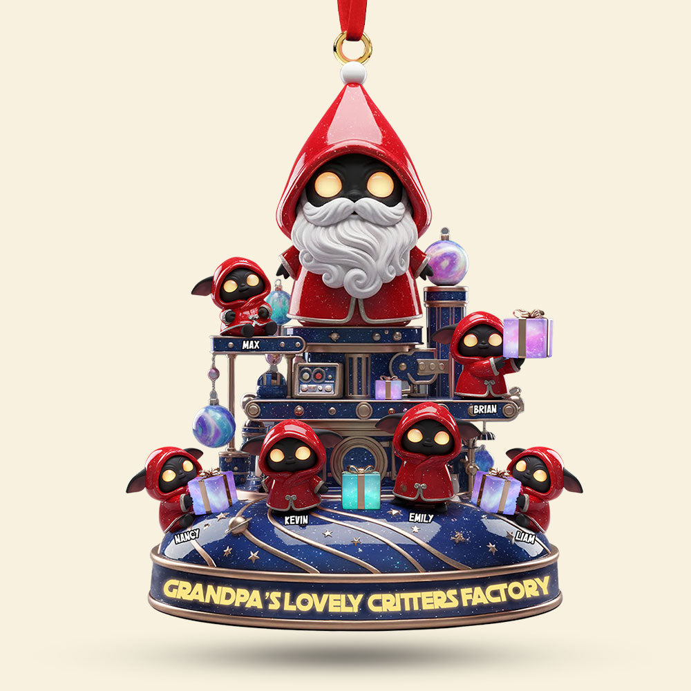 Grandpa's Factory Ornament Personalized Christmas Gifts 08PATI151125-Homacus