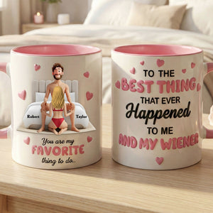 Funny Couple Accent Mug - Personalized Gifts For Couple 03KITI090226-Homacus