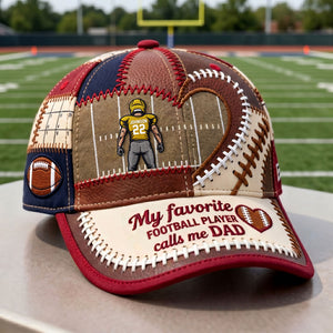 Best Football Parent Classic Cap, Personalized Gifts For American Foorball Dad & Mom 03QHTI230426-Homacus