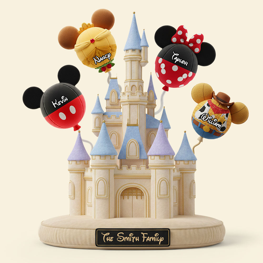 Balloon Castle Family Custom Pillow - Personalized Gifts For Family Pillow 04OHTI141125-Homacus