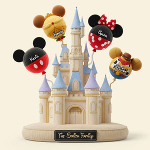 Balloon Castle Family Custom Pillow - Personalized Gifts For Family Pillow 04OHTI141125-Homacus