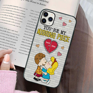 Personalized Gifts For Couple Phone Case 02kati220724hg My Missing Piece-Homacus