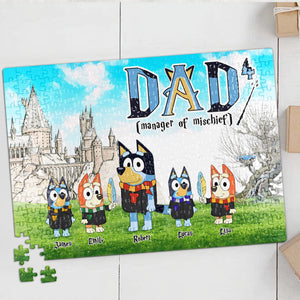 Personalized Gifts For Dad (manager of mischief) Puzzle 04HUTI180524-Homacus
