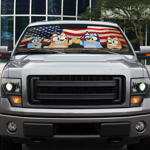 Personalized Gifts For Faimly Windshield Sunshade 02ohti130624-Homacus