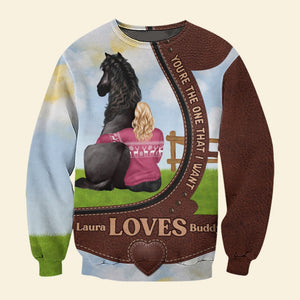 Personalized Gifts For Horse Lovers Shirt, You're The One That I Want 04tgti221124-Homacus