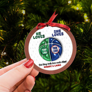 Personalized Gifts For Basketball-loving Couple Christmas Ornament 01huti101024-Homacus