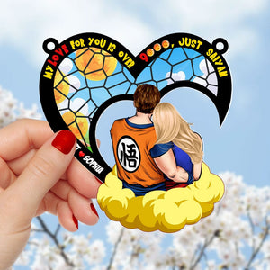 Personalized Gifts For Couple Suncatcher Ornament 05htti040624hh-Homacus