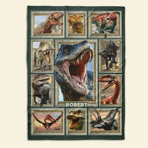 Personalized Gifts For Dinosaur Lover Blanket 03qhti271224-Homacus