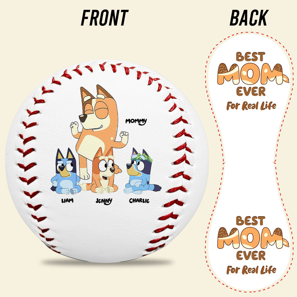 Personalized Gift For Mom Baseball- Magic Mom For Real Life-Homacus