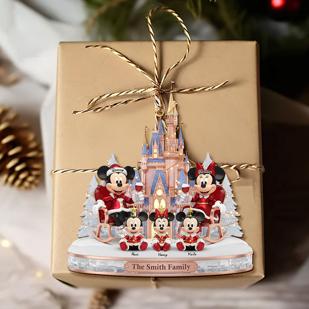 Family Ornament - Personalized Gift For Family Christmas Ornament 05OHTI171025-Homacus