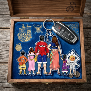 Ocean Crew Family Keychain - Personalized Gift For Family 011qhhu240225pa-Homacus