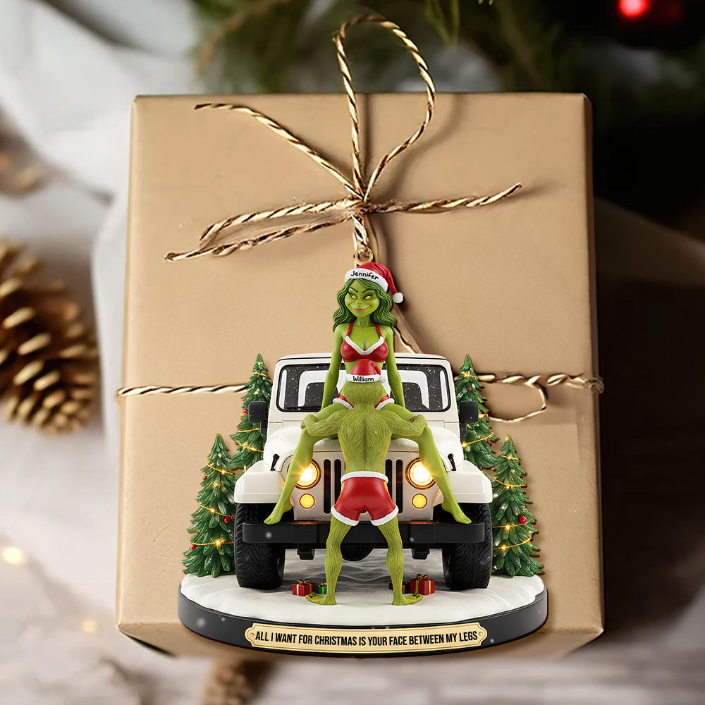 Funny Couple Ornament - Personalized Gift For Off Road Couple Christmas Ornament 04OHTI231025-Homacus