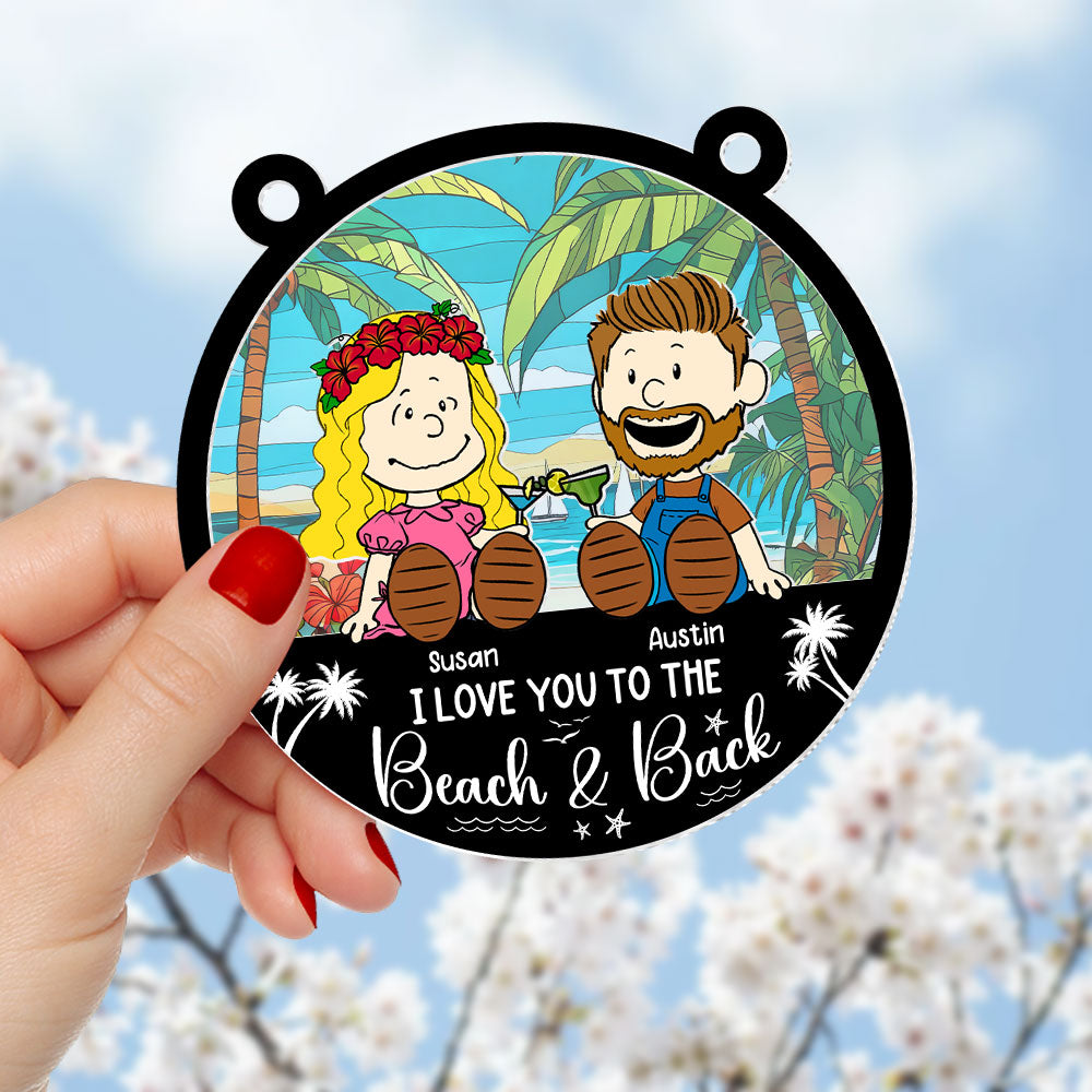 Personalized Gifts For Couple Suncatcher Ornament 04toti080125pa-Homacus