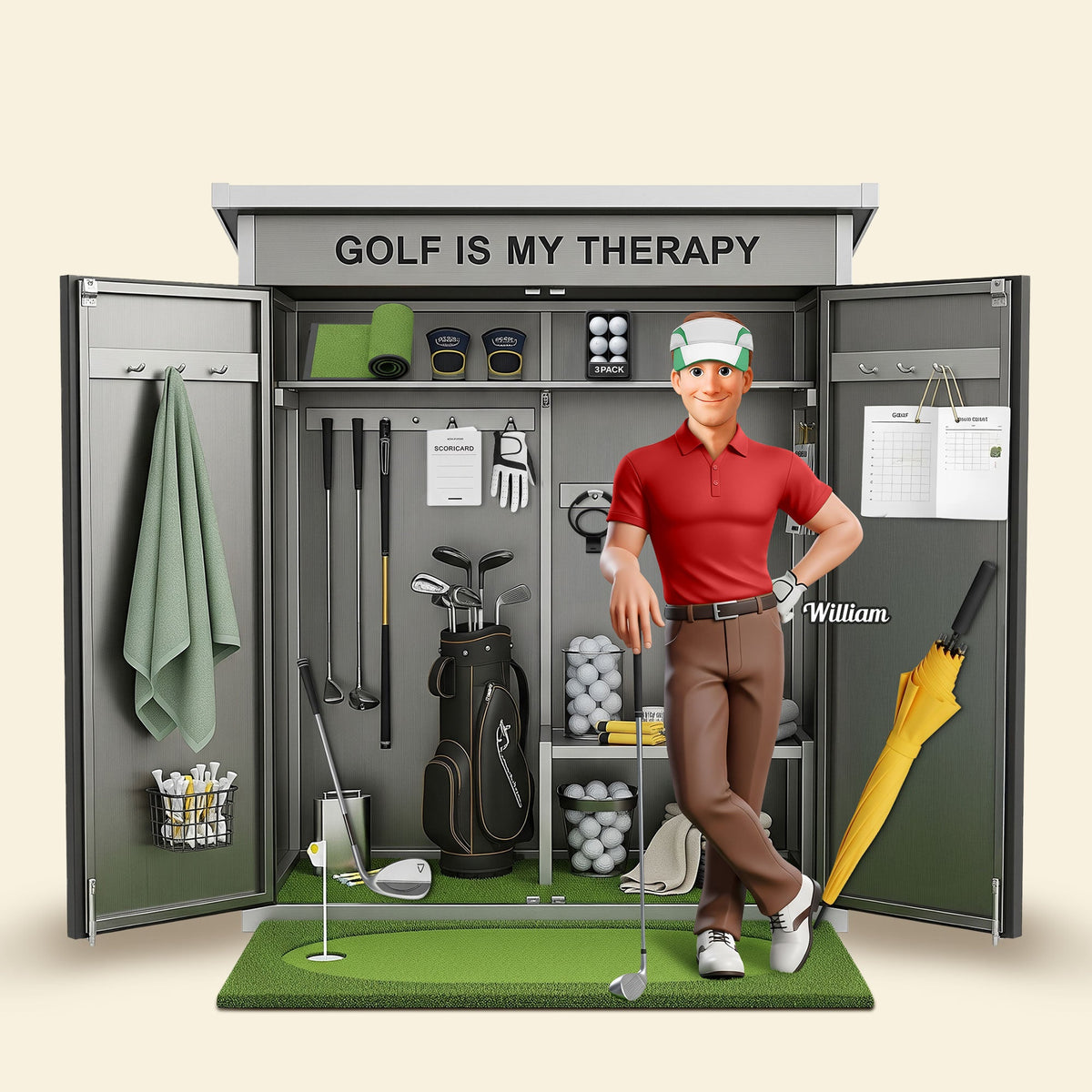 Golf Plaque - Personalized Gifts For Golf Lovers 05ohti160625-Homacus