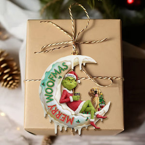 Green Monster Ornament - Personalized Gifts For Dog Lovers 03ohti250925-Homacus