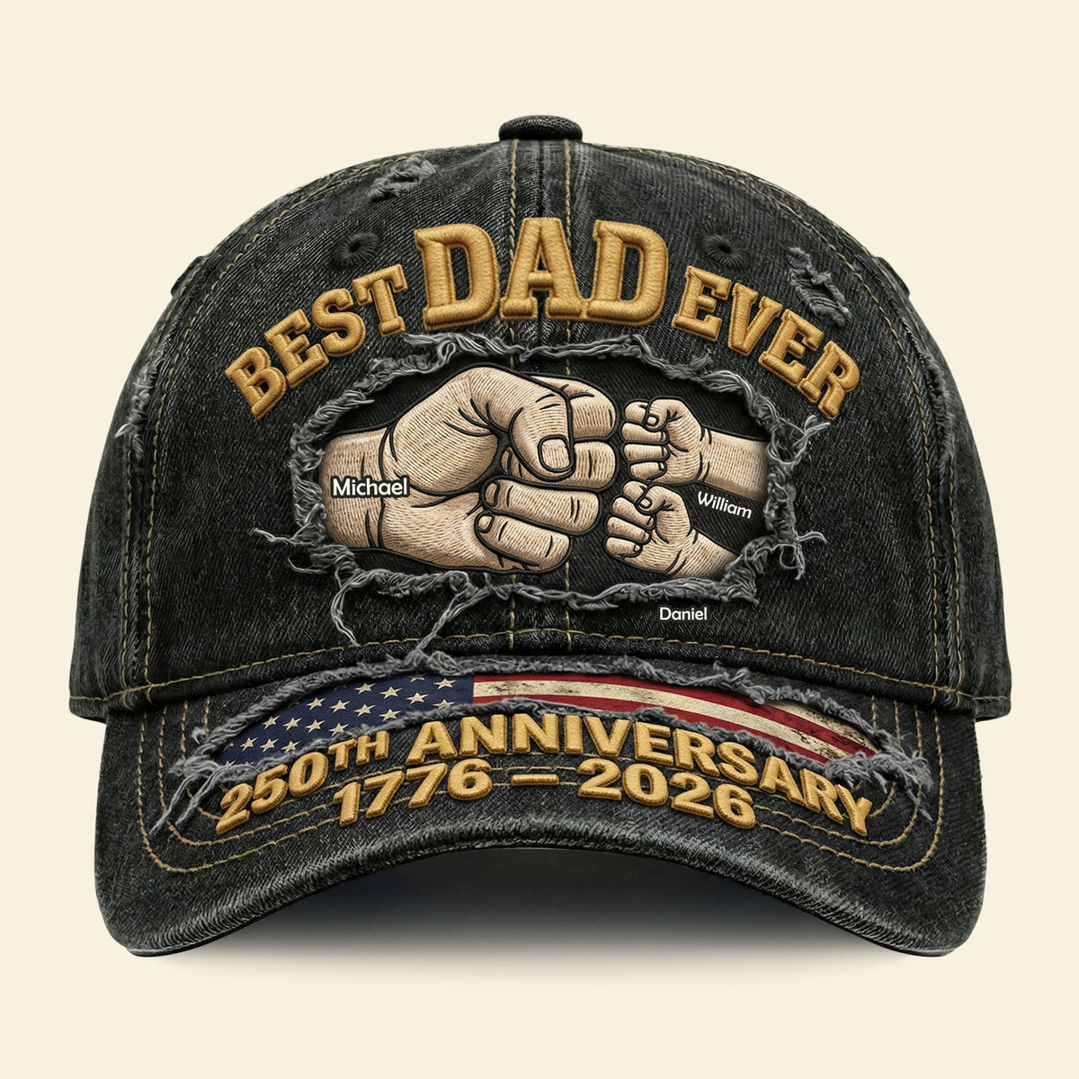 250th Anniversary Classic Cap Personalized Gifts For Dad 05NATI040326-Homacus
