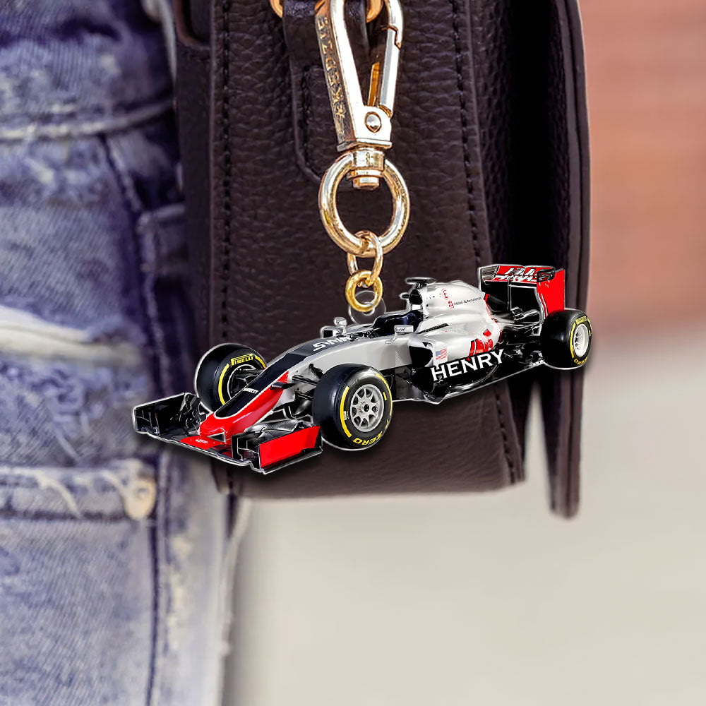 Personalized Gifts For Racing Car Keychain 01nati110225-Homacus