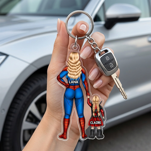 Power Mom Keychain Personalized Mother's Day Gifts 071qhhu240225pa-Homacus