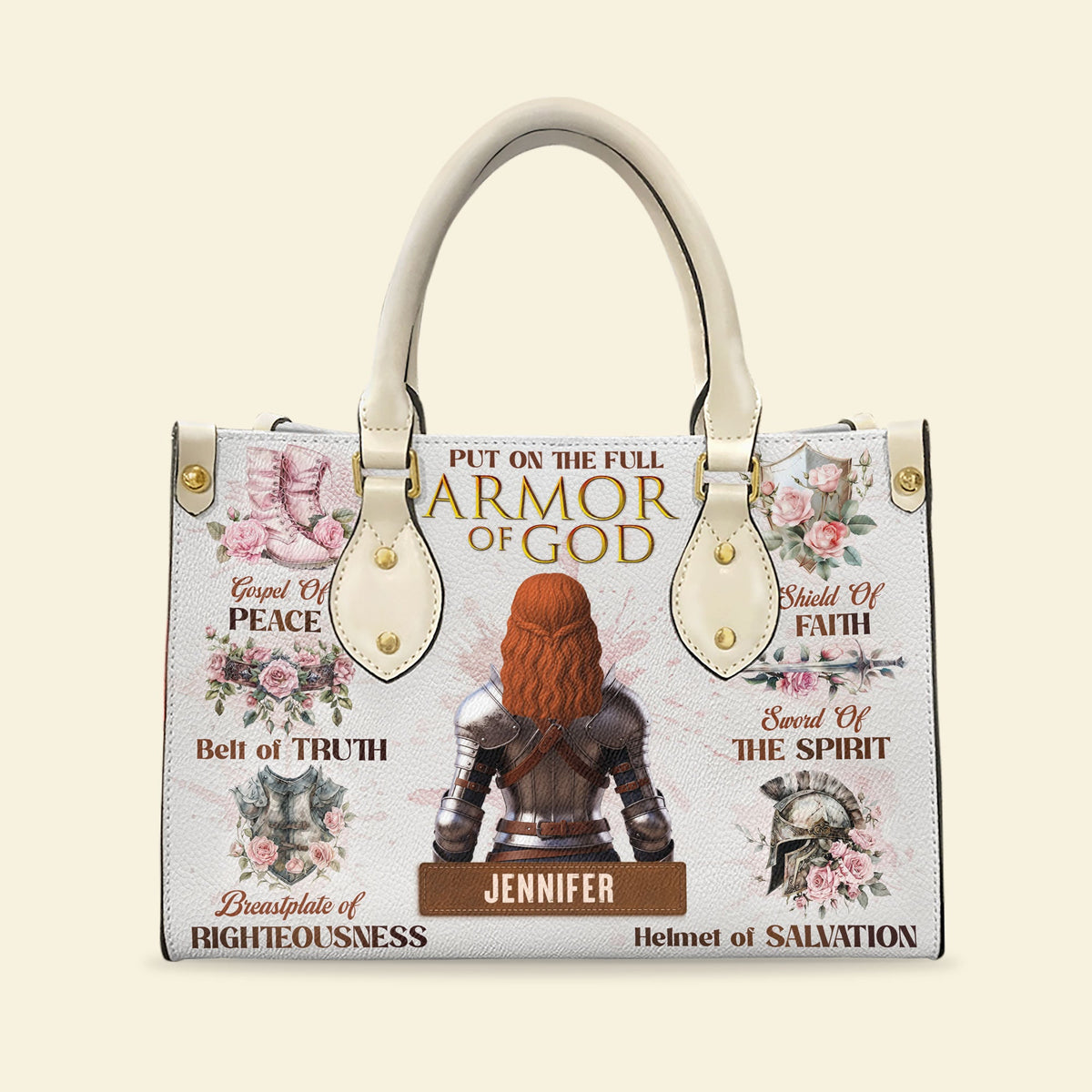 Knight Woman Leather Bag - Personalized Gifts For Her 04nati110725-Homacus