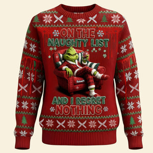 Chilling Horror Guy Ugly Sweater, Personalized Christmas Gifts For Horror Fans 01qhti091025-Homacus