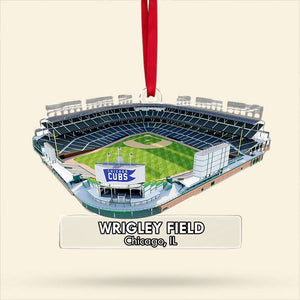 Personalized Gift For Baseball Lovers, Baseball Stadium Field Ornament 02QHTI161024-Homacus