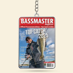 Custom Photo Fishing Lover Keychain - Personalized Gifts For Fishing Lover Keychain 01HYTI061125-Homacus