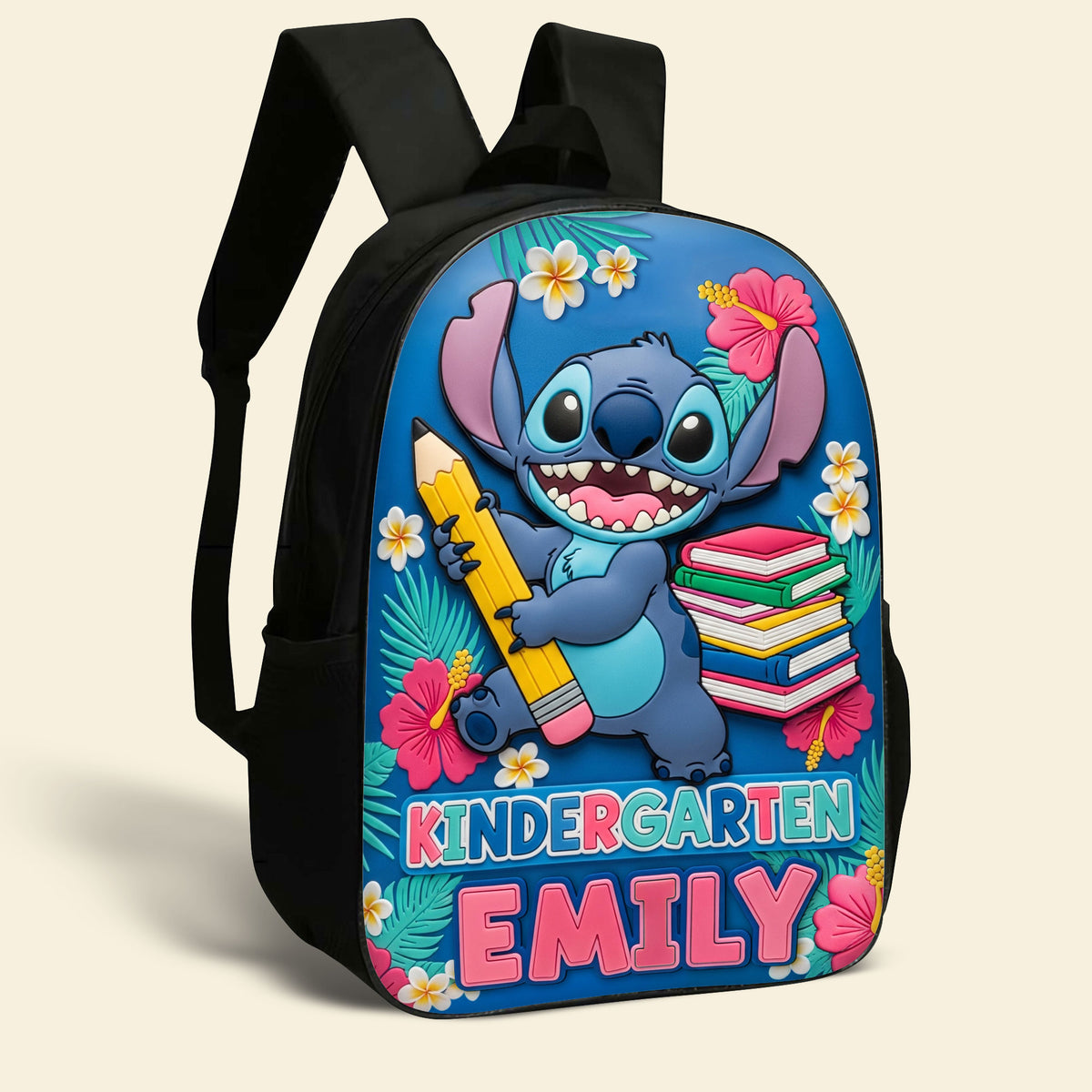 Cute Alien School Bag - Personalized Gifts For Kids 05huti010825-Homacus