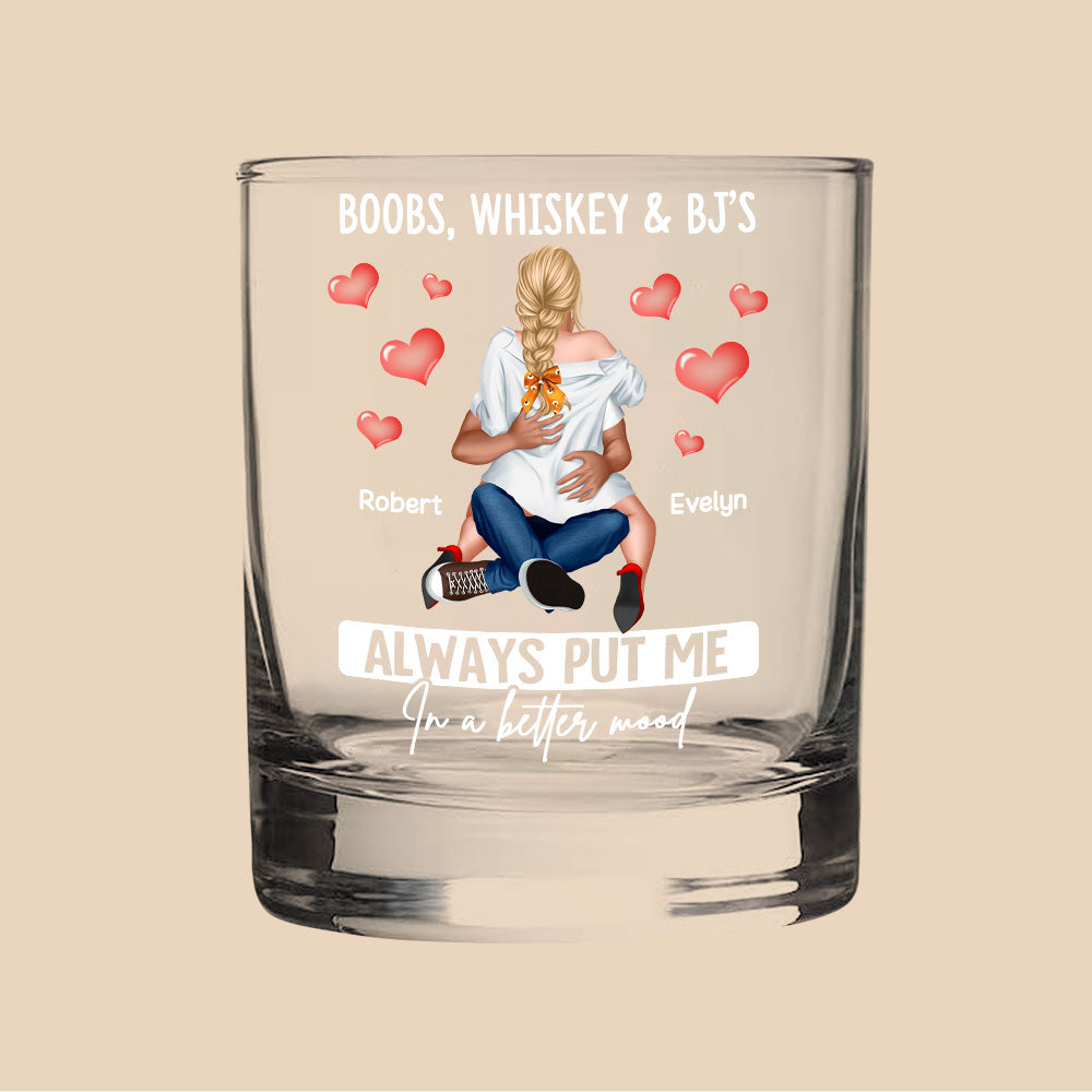 Couple Whiskey Glass - Personalized Gifts 02nati050225-Homacus