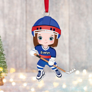 Personalized Christmas Gift For Hockey Lover Ornament Ice Hockey Player 012ACTI111124HA-Homacus