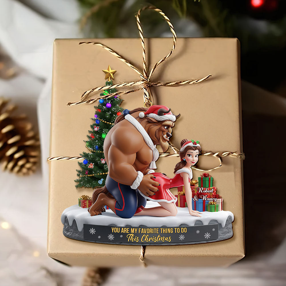Playful Couple Ornament - Personalized Gifts For Couple 04ohti160925-Homacus