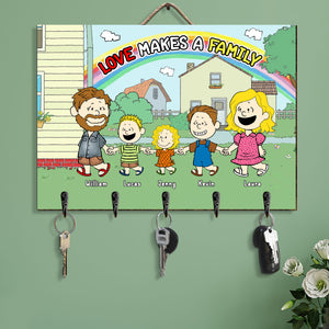 Personalized Gifts For Family Key Hanger 05TOTI240624HH-Homacus