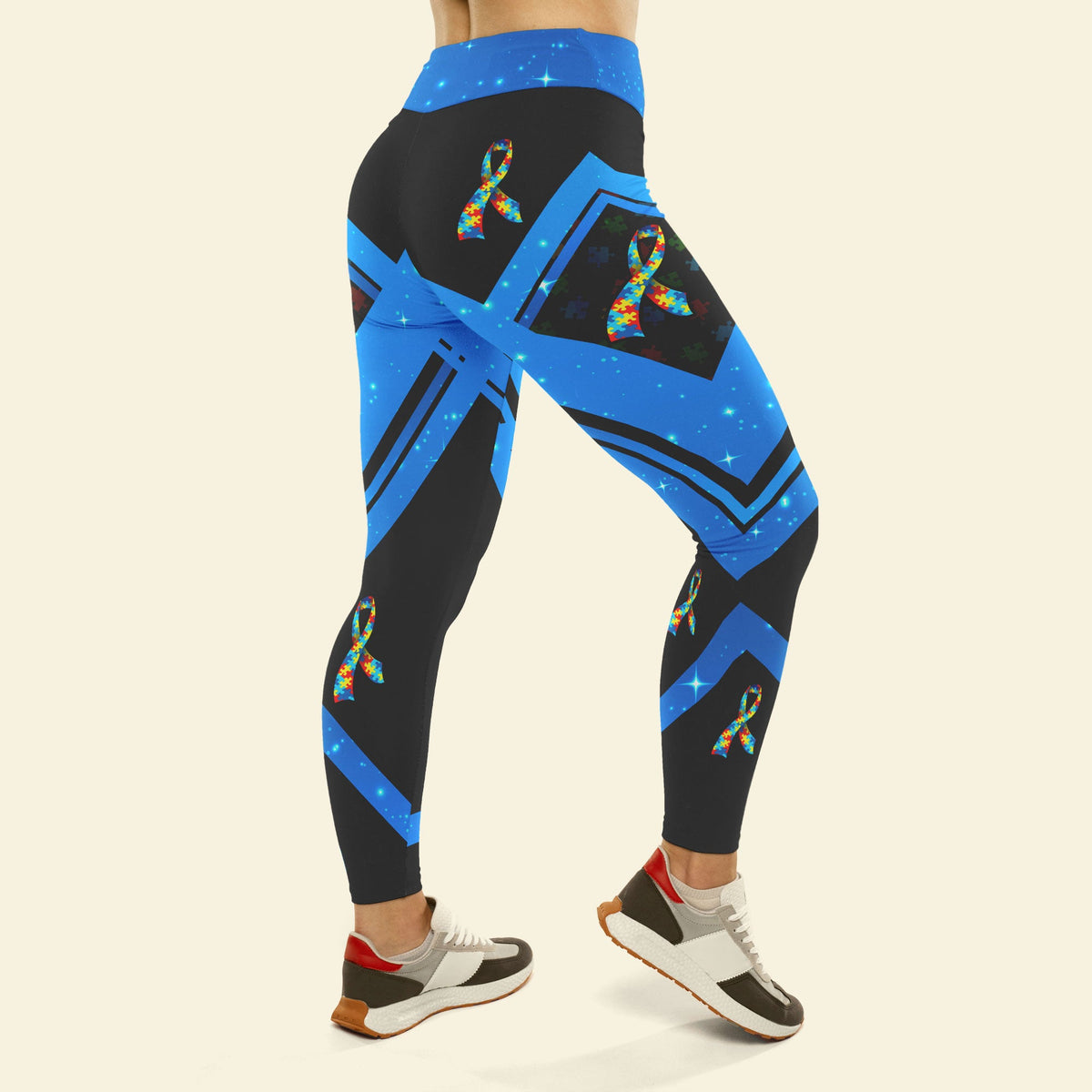 Personalized Gifts For Autism Mom Set Hoodie & Leggings Mama Bear 01ohti080325-Homacus