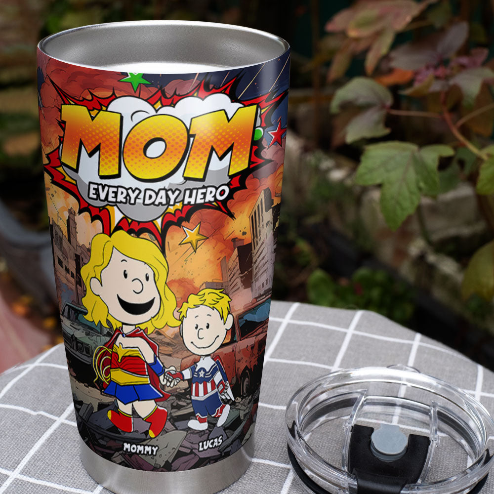 Personalized Gifts For Mom Tumbler Mom Everyday Hero 031toti260325pa-Homacus