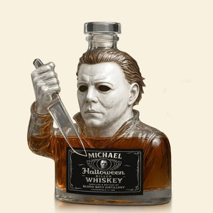 Horror Glass Whiskey Bottle - Personalized Gifts For Horror Lovers 05ohti220825-Homacus
